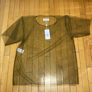 Maison Martin Margiela shear top L new with tag